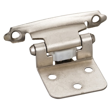 Hardware Resources Traditional 1/2" Overlay Hinge with Screws - Satin Nickel P5011SN